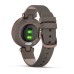 Умные часы Garmin Lily темно-бронзовый безель, корпус цвета Paloma и итальянский кожаный ремешок