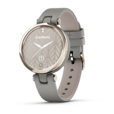 Умные часы Garmin Lily кремово-золотистый безель, серый корпус и силиконовый ремешок