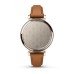 Умные часы Garmin Lily 2 Classic кремово-золотистые со смуглым кожаным ремешком