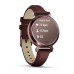 Умные часы Garmin Lily 2 Classic темно-бронзовые с шелковичным кожаным ремешком