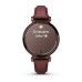 Умные часы Garmin Lily 2 Classic темно-бронзовые с шелковичным кожаным ремешком