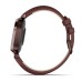 Умные часы Garmin Lily 2 Classic темно-бронзовые с шелковичным кожаным ремешком