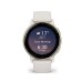 Умные часы Garmin Vivoactive 5 цвета слоновой кости с золотистым безелем и силиконовым ремешком