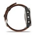 Умные авиационные часы Garmin D2™ Mach 1 с кожаным ремешком Оксфорд коричневого цвета