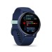 Умные часы Garmin Vivoactive 5 синие с металлически-синим безелем и силиконовым ремешком