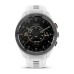 Умные часы Garmin Approach S70 (42 мм) с черным керамическим безелем и белым ремешком