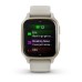 Умные часы Garmin Venu Sq 2 Music Edition серый с безелем цвета кремового золота и силиконовым ремешком
