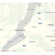 Карта для эхолота C-MAP RS-Y510 Новосибирское водохранилище и Новосибирск-Томск