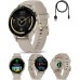 Умные часы Garmin Venu 3S цвета французский серый с золотистым безелем