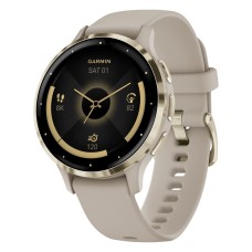 Умные часы Garmin Venu 3S цвета французский серый с золотистым безелем