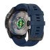 Умные часы Garmin Quatix 7 Pro Amoled Sapphire титановый с темно синим силиконовым ремешком