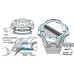 Японские наручные часы Casio G-SHOCK GR-B300-1A4 с хронографом