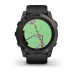 Умные часы Garmin Fenix 7X Pro Solar Edition Титановый угольно-серый корпус с DLC-покрытием и черным ремешком