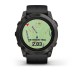 Умные часы Garmin Epix Pro (Gen 2) Standard Edition 51 mm Slate Grey, титановый угольно-серый, DLC, черный силиконовый ремешок