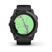 Умные часы Garmin Epix Pro (Gen 2) Standard Edition 51 mm Slate Grey, титановый угольно-серый, DLC, черный силиконовый ремешок