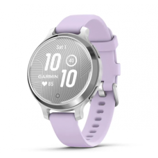 Умные часы Garmin Lily 2 Active серебряного цвета с фиолетовым ремешком