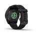Умные часы Garmin Fenix 7S Pro Sapphire Solar Edition Carbon Gray с черным ремешком